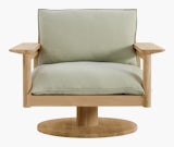 Terassi Swivel Lounge Chair - Heritage Moss