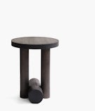 Evora Side Table - Smoked Ash Wood