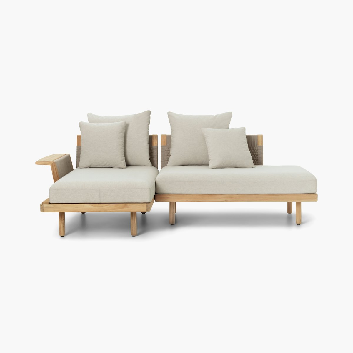 EOOS Embrace Outdoor 2 Seater Open Sectional