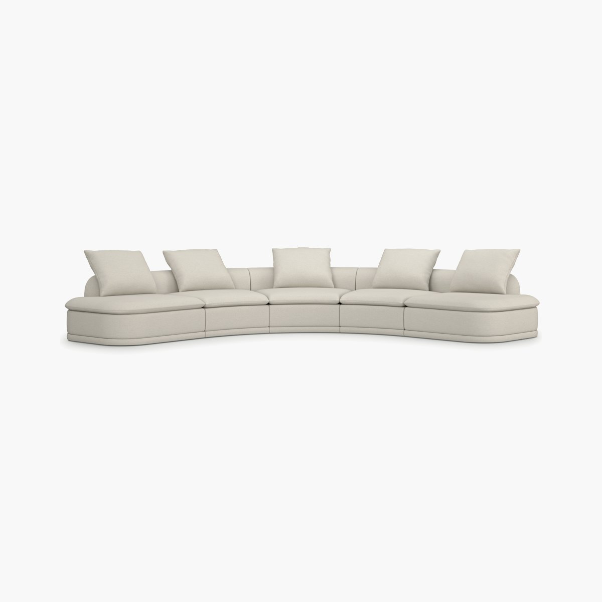 Atlason Composed Modular Sofa Curved Sectional