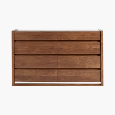 Matera Dresser - Eight Drawer,  Walnut