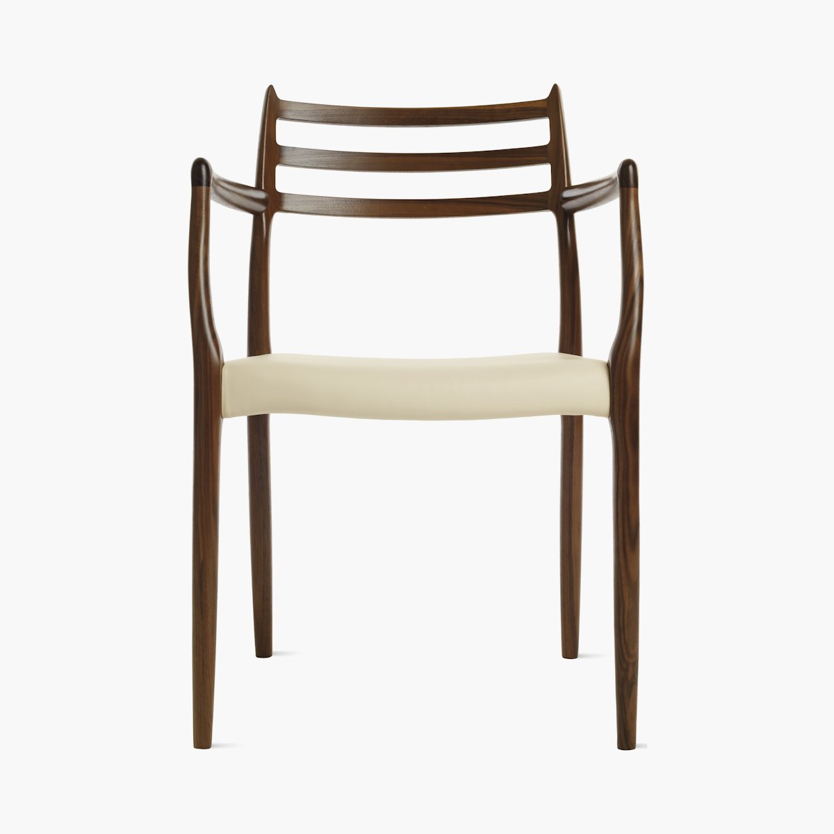 Moller Model 62 Armchair with Leather Seat