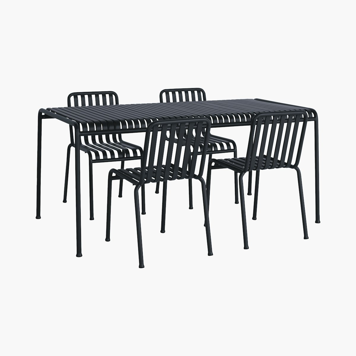 Palissade Dining Set, 4 Side Chairs