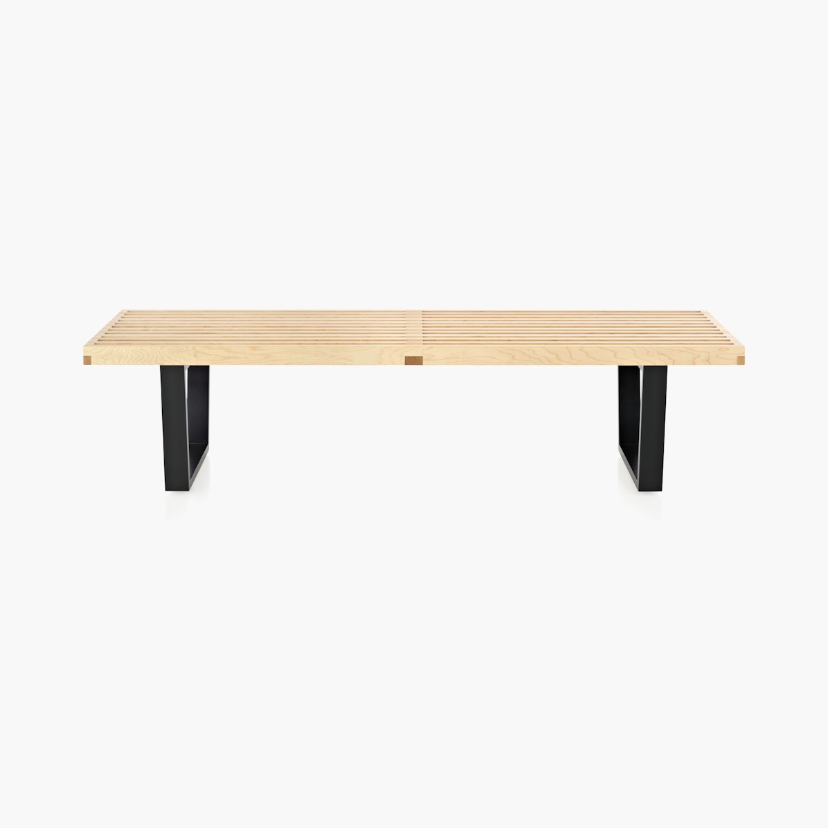 Nelson Platform Bench, Wood Base